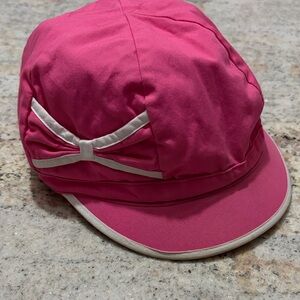 10/$30 Gymboree Pink Cap with White Bow Accent Toddler